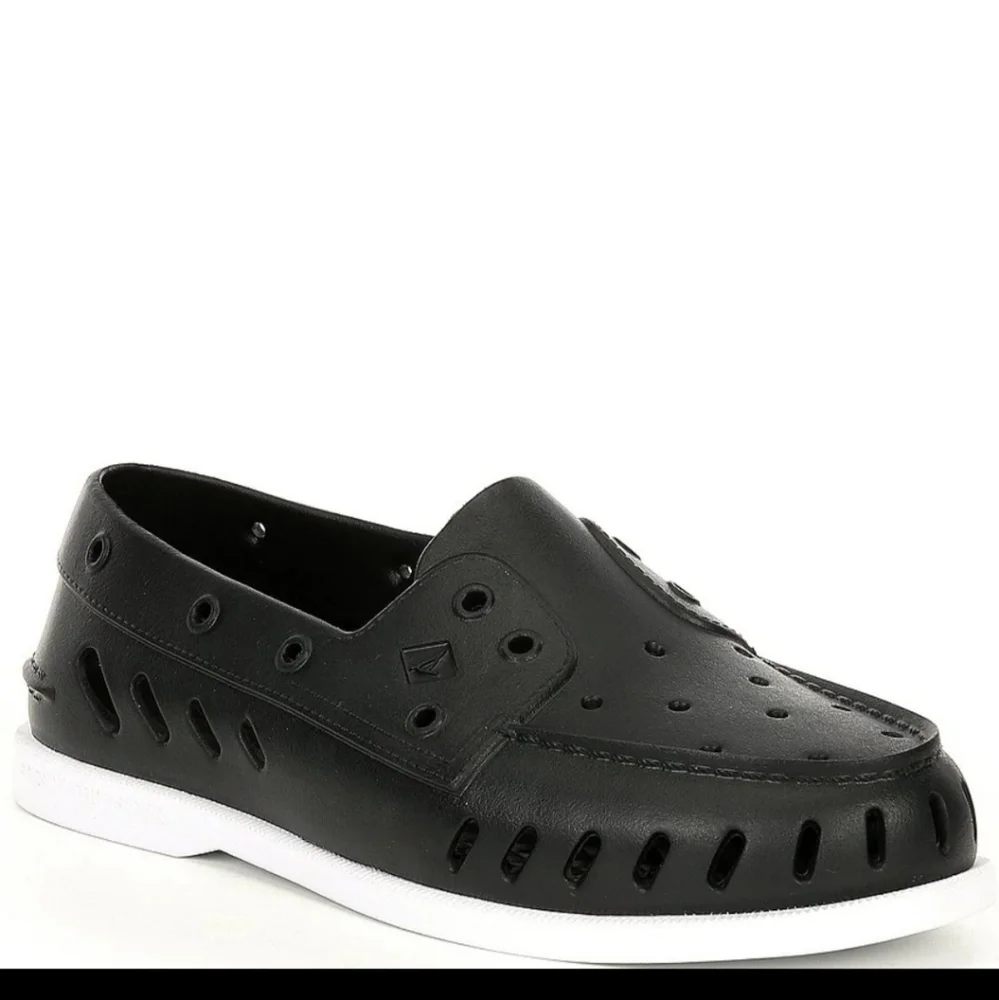 Sperry Original Authentic Men's Float Slip-On Black Shoe NIB